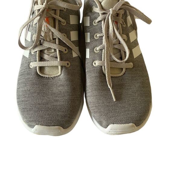 Adidas Sneakers Women's 6.5 Gray Cloudfoam White 3 Striped - Picture 3 of 7